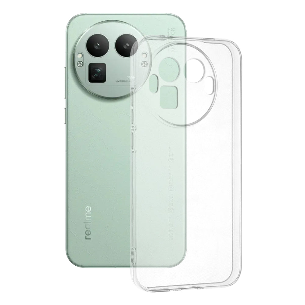 Pouzdro pro Realme GT 8 Pro, Techsuit, Clear (výřez pro kruhový fotoaparát), Transparentní