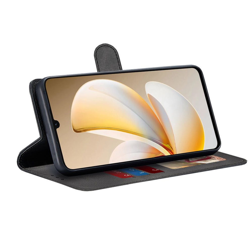 Pouzdro pro Realme Note 70T, Techsuit, Diary Book, Černá