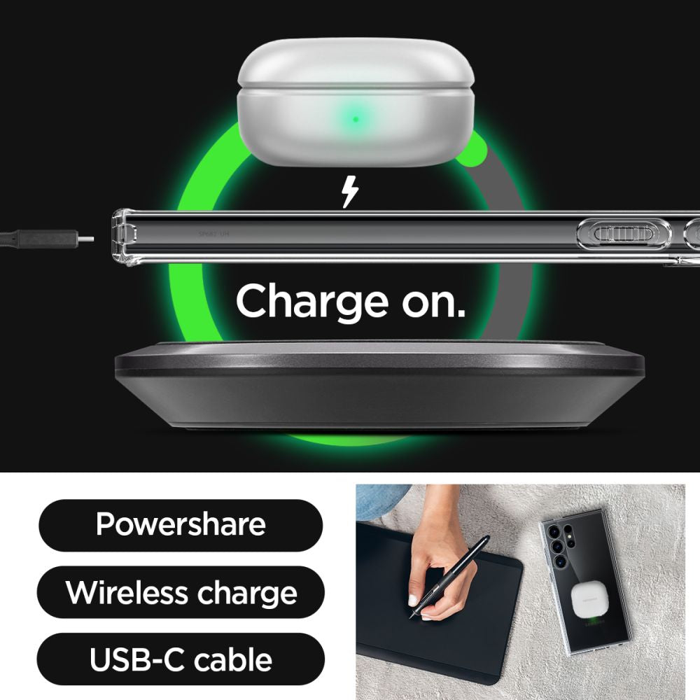 Pouzdro pro Samsung Galaxy S24 Ultra S928, Spigen, Ultra Hybrid, průhledné ACS07292