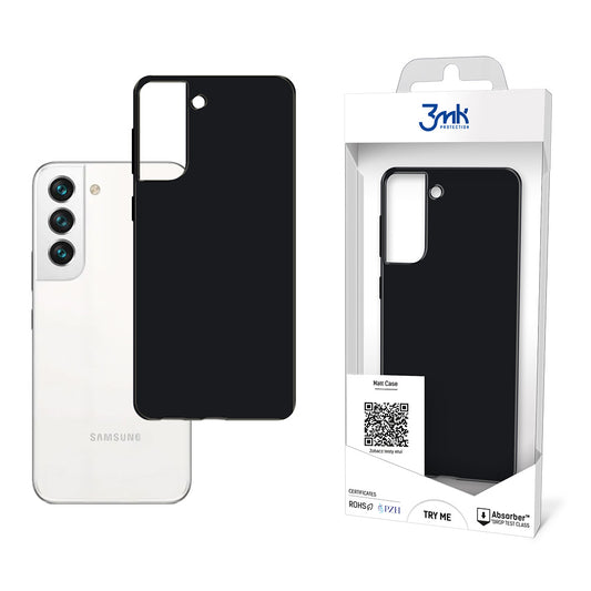 Pouzdro pro Samsung Galaxy S22 5G S901, 3MK, matné, černé