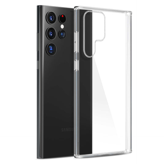 Pouzdro pro Samsung Galaxy S22 Ultra 5G S908, 3MK, čiré, průhledné