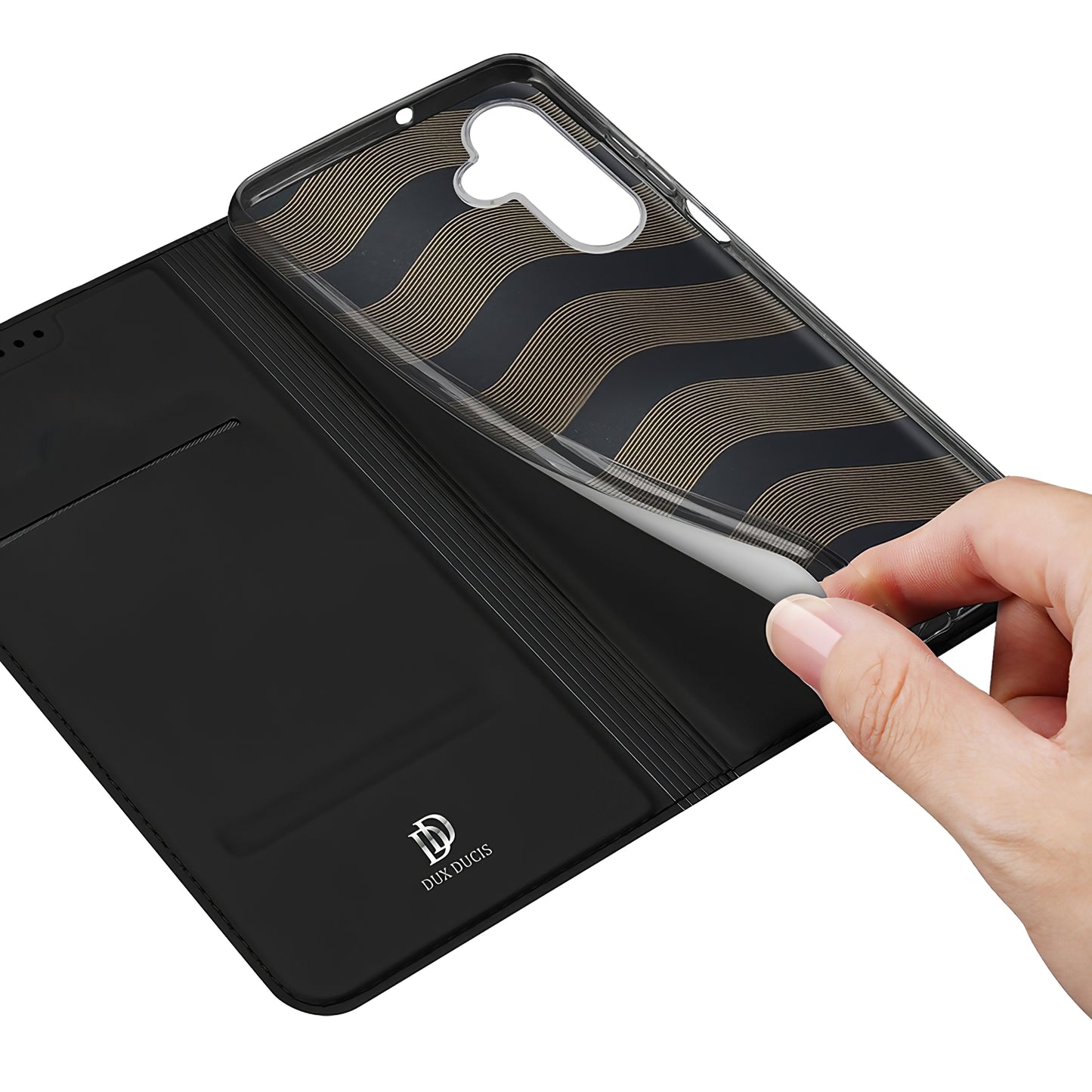Pouzdro pro Samsung Galaxy A55 5G A556, DUX DUCIS, Skin Pro, černé