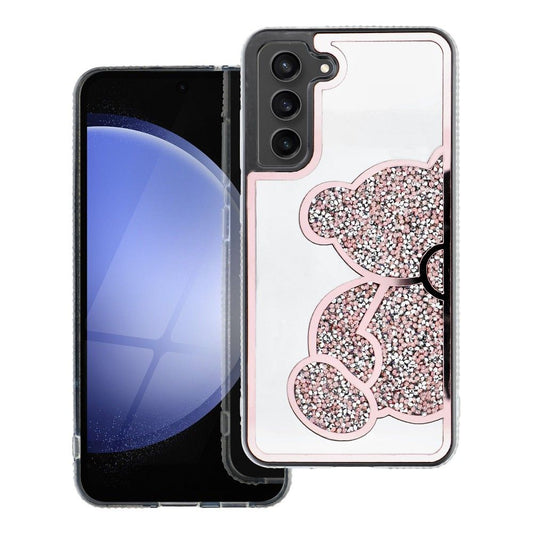 Pouzdro pro Samsung Galaxy S20 FE 5G G781 / S20 FE G780, OEM, medvídek, růžové