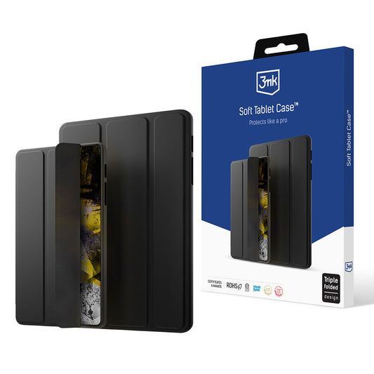 Pouzdro pro Samsung Galaxy Tab A9+, 3MK, Soft Tablet, černé