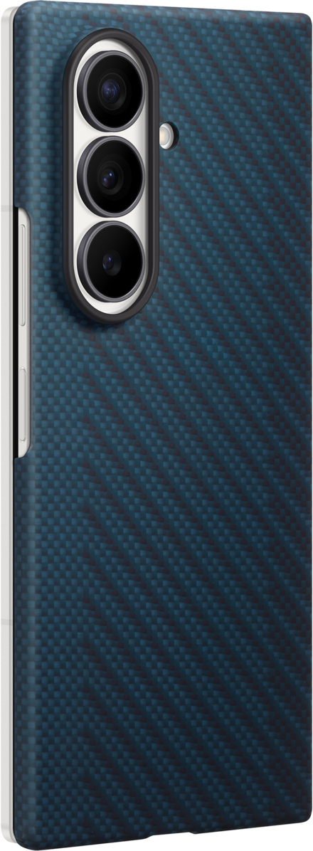 Pouzdro pro Samsung Galaxy Z Fold8 Ultra F976, Carbon Magnet Case, Tmavě modrá EF-KF976SNEGWW