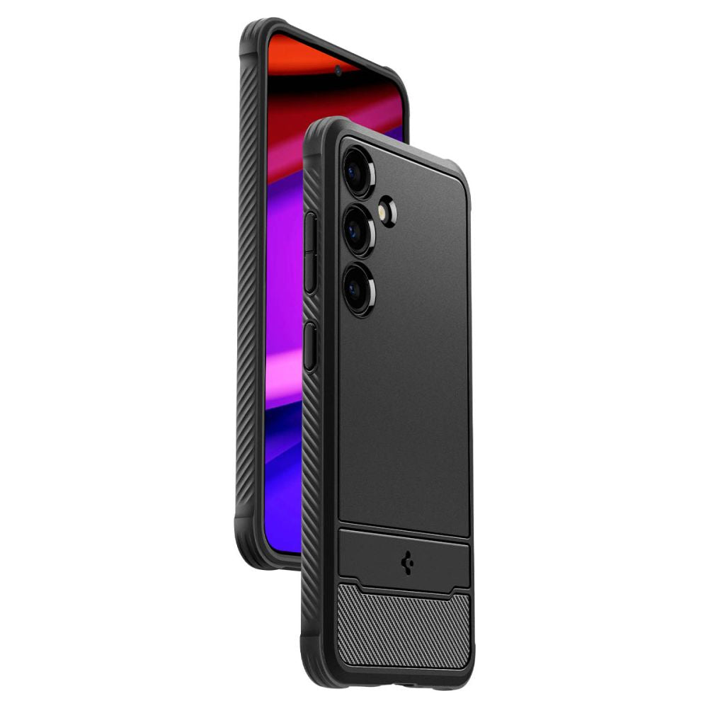 Pouzdro pro Samsung Galaxy S24 S921, Spigen, Rugged Armour, černé ACS07346