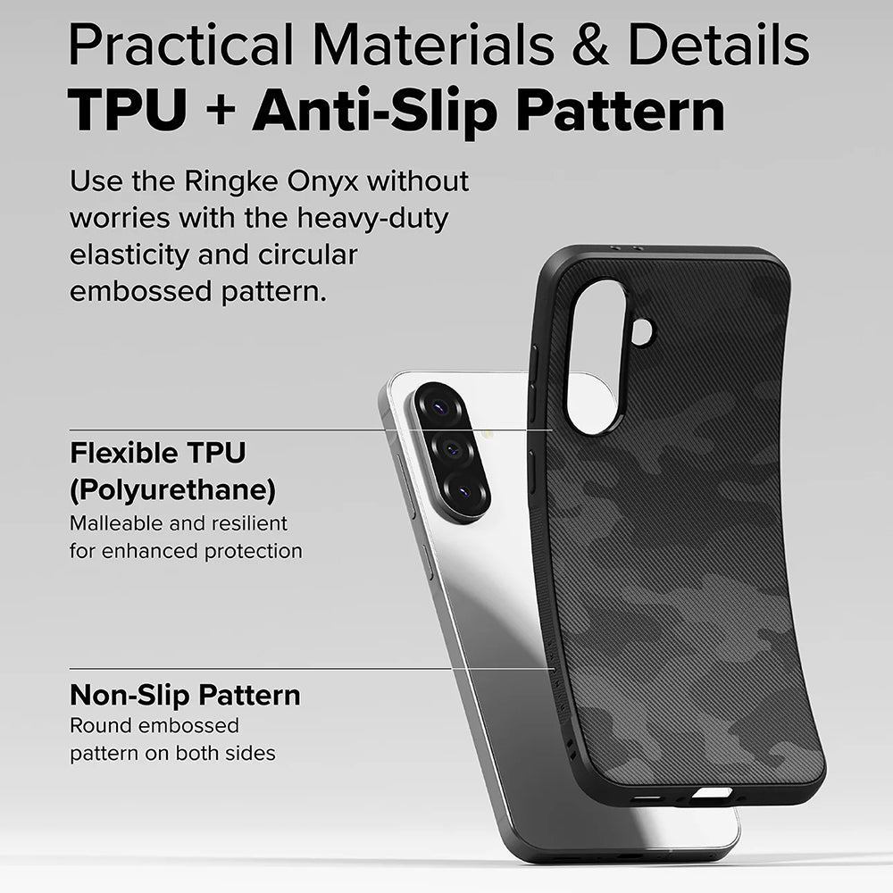 Pouzdro pro Samsung Galaxy A56 A566 / A36 A366, Ringke, Onyx Camo, Černá