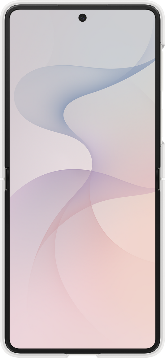 Pouzdro pro Samsung Galaxy Z Flip8 F776, silikonový magnetický kroužek, bílé EF-EF776CWEGWW