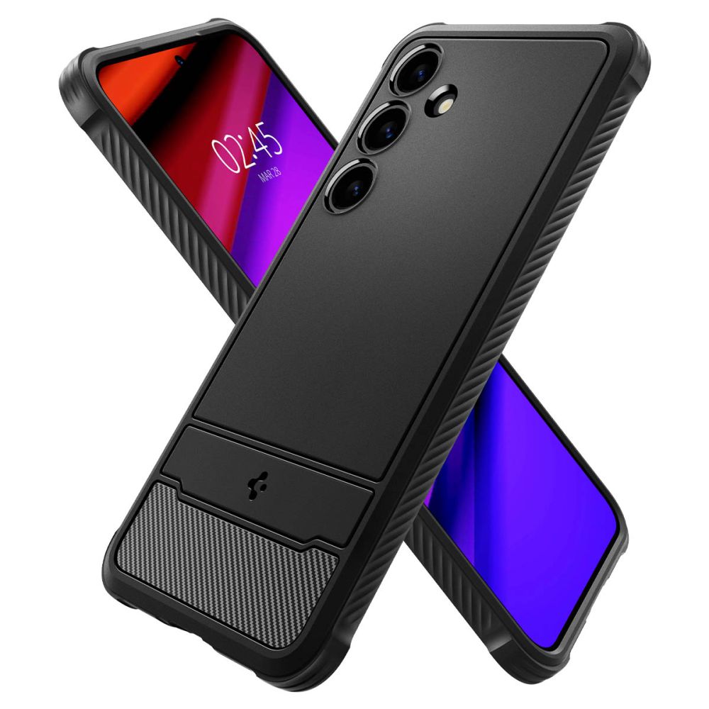 Pouzdro pro Samsung Galaxy S24 S921, Spigen, Rugged Armour, černé ACS07346
