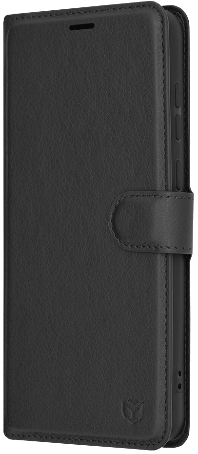 Pouzdro pro Samsung Galaxy A05 A055, Techsuit, kožené folio, černé