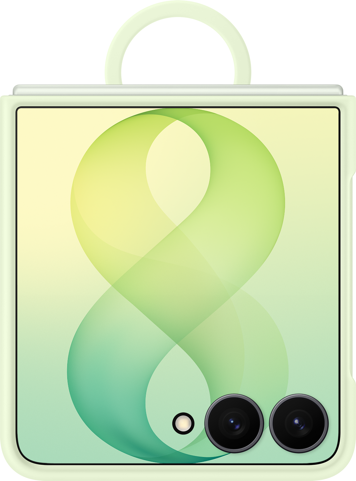Pouzdro pro Samsung Galaxy Z Flip8 F776, silikonový magnetický kroužek, zelené EF-EF776CGEGWW