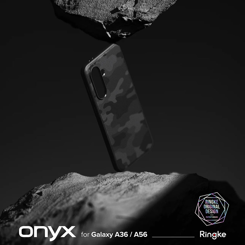 Pouzdro pro Samsung Galaxy A56 A566 / A36 A366, Ringke, Onyx Camo, Černá