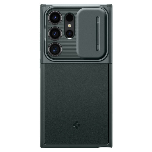 Pouzdro pro Samsung Galaxy S24 Ultra S928, Spigen, OPTIK ARMOR, zelené ACS07314