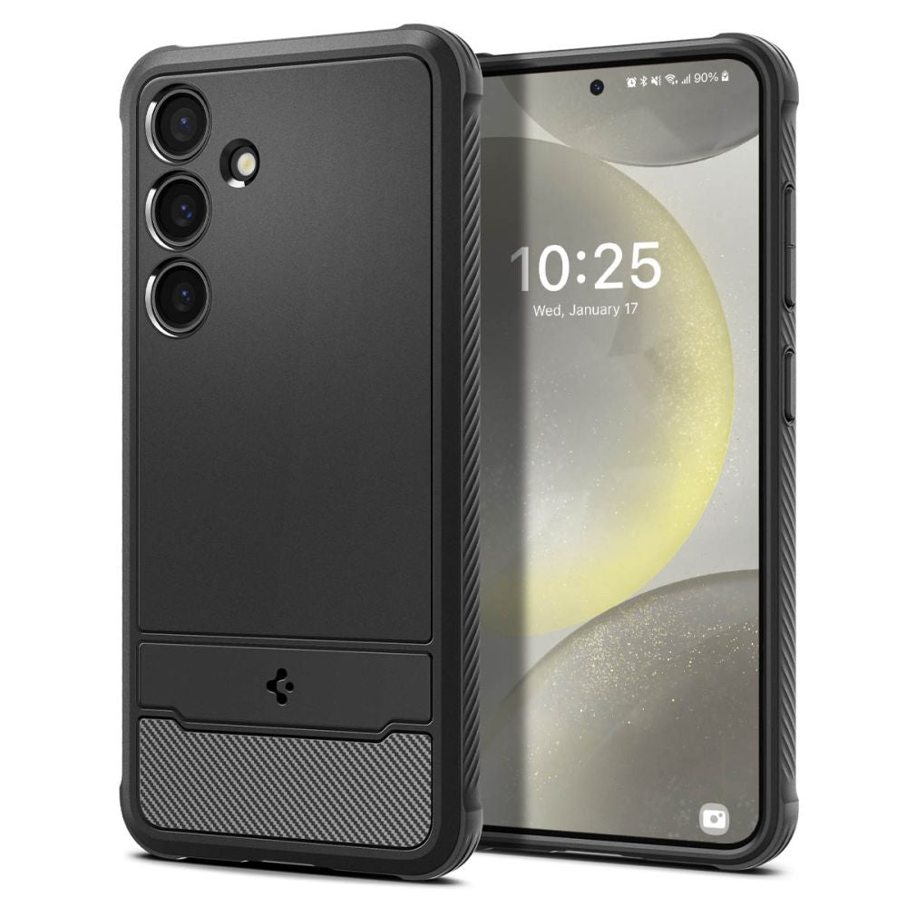 Pouzdro pro Samsung Galaxy S24 S921, Spigen, Rugged Armour, černé ACS07346
