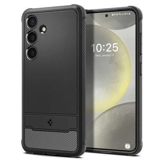Pouzdro pro Samsung Galaxy S24 S921, Spigen, Rugged Armour, černé ACS07346