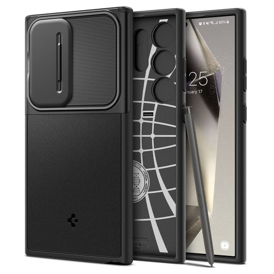 Pouzdro pro Samsung Galaxy S24 Ultra S928, Spigen, OPTIK ARMOR, černé ACS07313