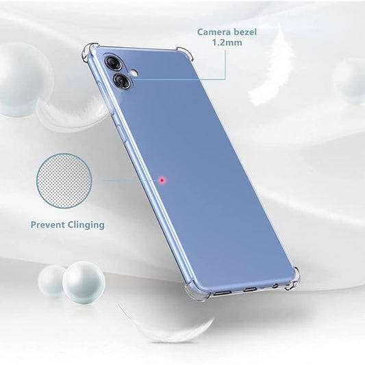 Pouzdro pro Samsung Galaxy A04e A042 / M04 M045, Techsuit, nárazuvzdorné průhledné, transparentní