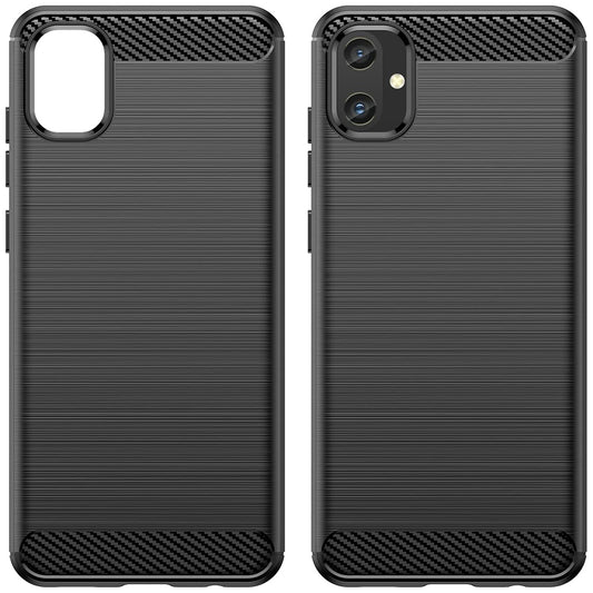Pouzdro pro Samsung Galaxy A05 A055, Techsuit, Carbon, Černé