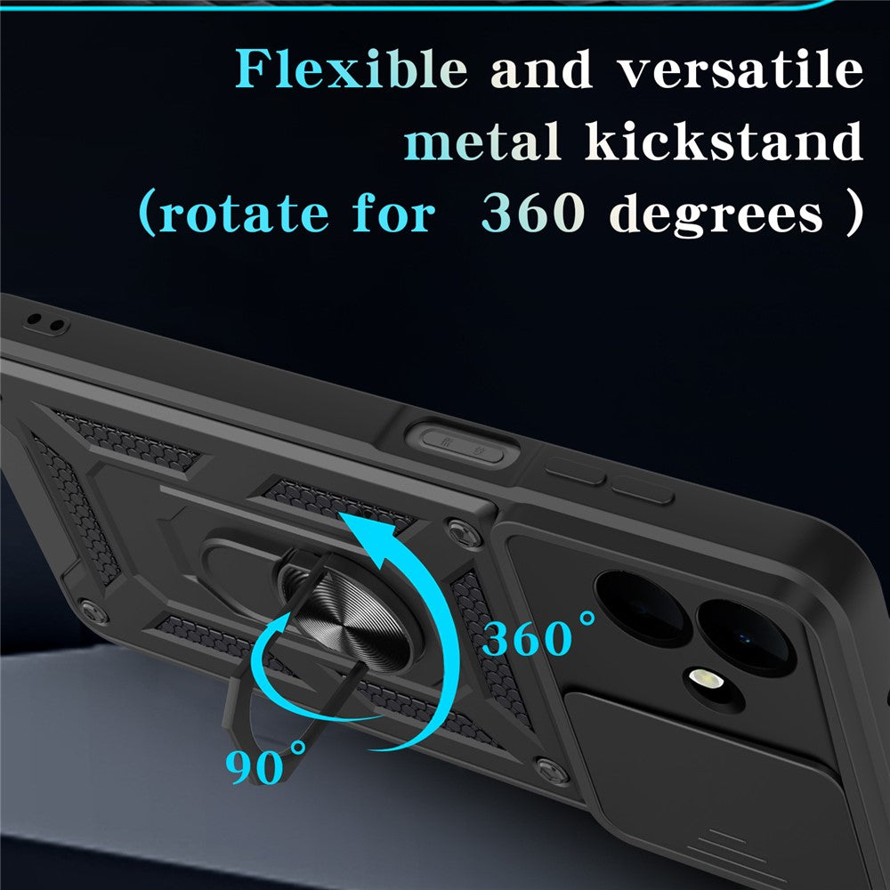 Pouzdro pro Samsung Galaxy A08 4G A085 / A07 5G A076, Techsuit, CamShield, Černé