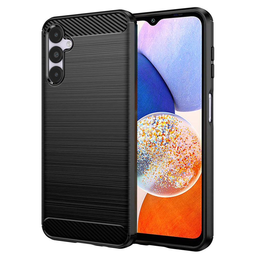 Pouzdro pro Samsung Galaxy A14 A145 / A14 5G A146, Techsuit, Carbon, Černé