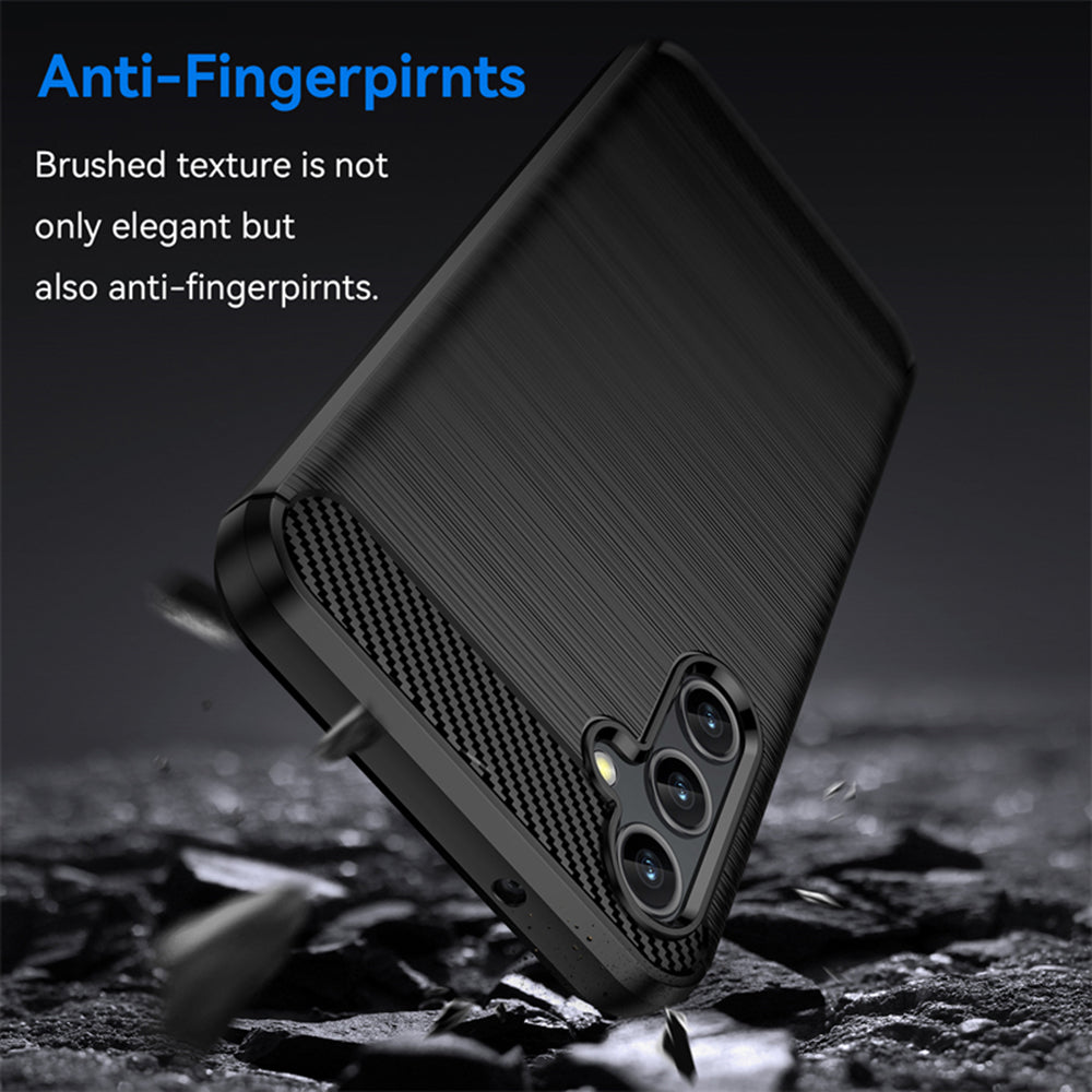 Pouzdro pro Samsung Galaxy A14 A145 / A14 5G A146, Techsuit, Carbon, Černé