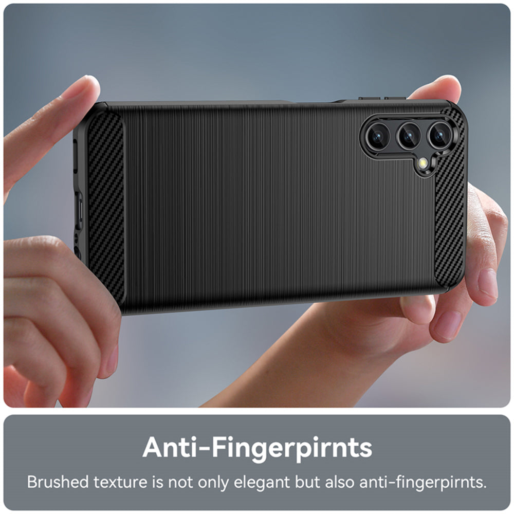 Pouzdro pro Samsung Galaxy A14 A145 / A14 5G A146, Techsuit, Carbon, Černé
