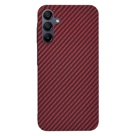Pouzdro pro Samsung Galaxy A15 5G A156 / A15 A155, Techsuit, Carbonite FiberShell, červené