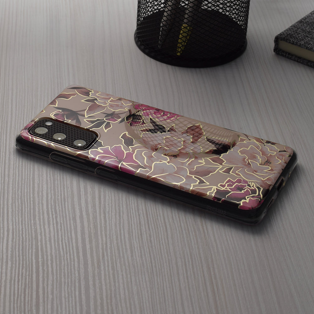 Pouzdro pro Samsung Galaxy A15 5G A156 / A15 A155, Techsuit, Marble, Bežové