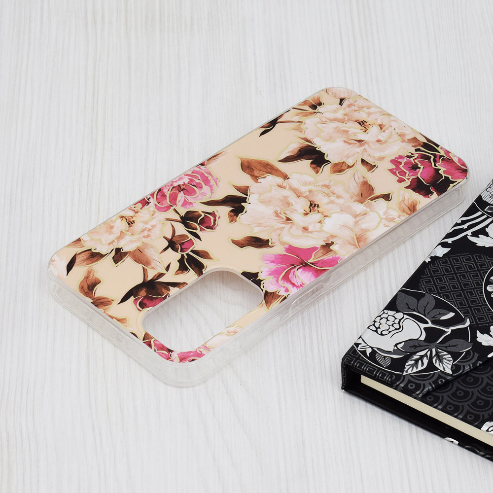 Pouzdro pro Samsung Galaxy A15 5G A156 / A15 A155, Techsuit, Marble, Bežové