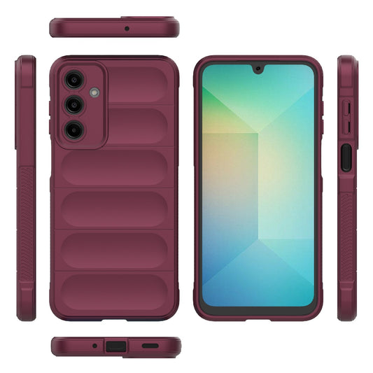 Pouzdro pro Samsung Galaxy A16 5G A166 / A16 4G A165, Techsuit, Magic Shield, vínové