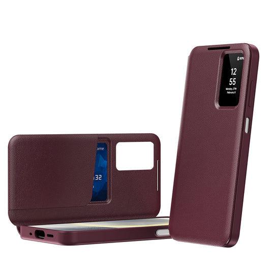 Pouzdro pro Samsung Galaxy A17 4G / A17 5G / A26 A266, Techsuit, SmartView, červené