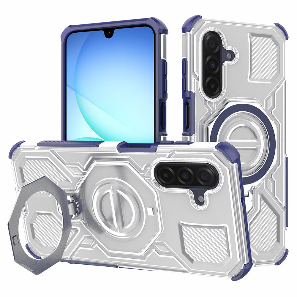 Pouzdro pro Samsung Galaxy A17 4G / A17 5G, Techsuit, Carbon Shield Pro, Modrá
