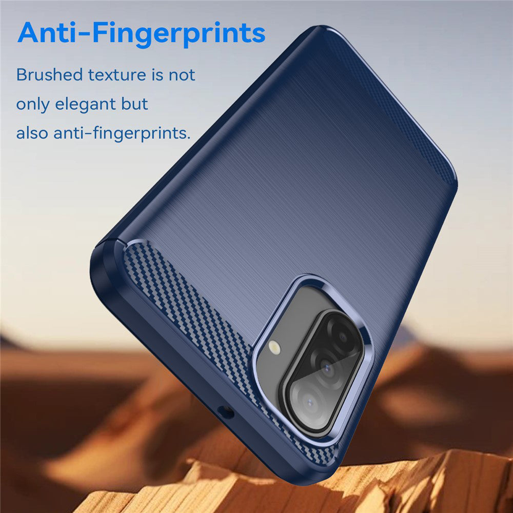 Pouzdro pro Samsung Galaxy A17 5G A176, Techsuit, Carbon, Modrá