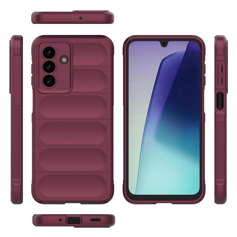 Pouzdro pro Samsung Galaxy A17 5G, Techsuit, Magic Shield, vínové