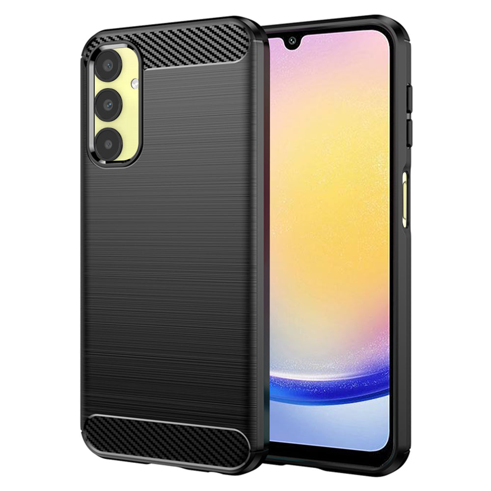 Pouzdro pro Samsung Galaxy A25 A256, Techsuit, Carbon, Černé