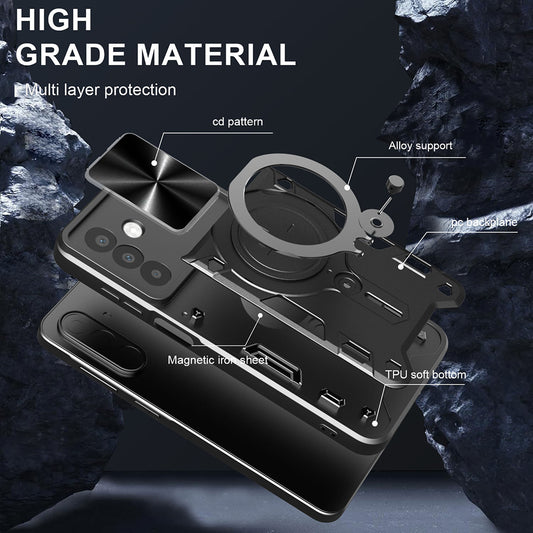 Pouzdro pro Samsung Galaxy A26 A266, Techsuit, CamGuard Pro, Fialové