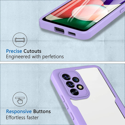 Pouzdro pro Samsung Galaxy A26 A266, Techsuit, ColorVerse 360, Fialové