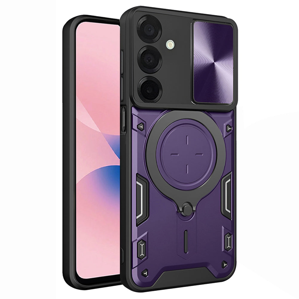 Pouzdro pro Samsung Galaxy A27 5G, Techsuit, CamGuard Pro, fialové