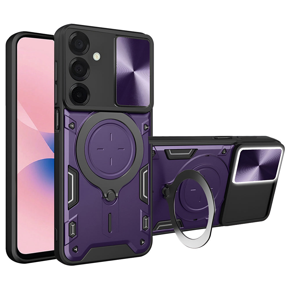 Pouzdro pro Samsung Galaxy A27 5G, Techsuit, CamGuard Pro, fialové