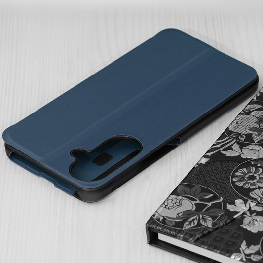 Pouzdro pro Samsung Galaxy A27 5G, Techsuit, eFold Nový Model, Tmavě modré