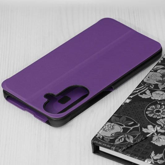 Pouzdro pro Samsung Galaxy A27 5G, Techsuit, eFold Nový Model, Fialové