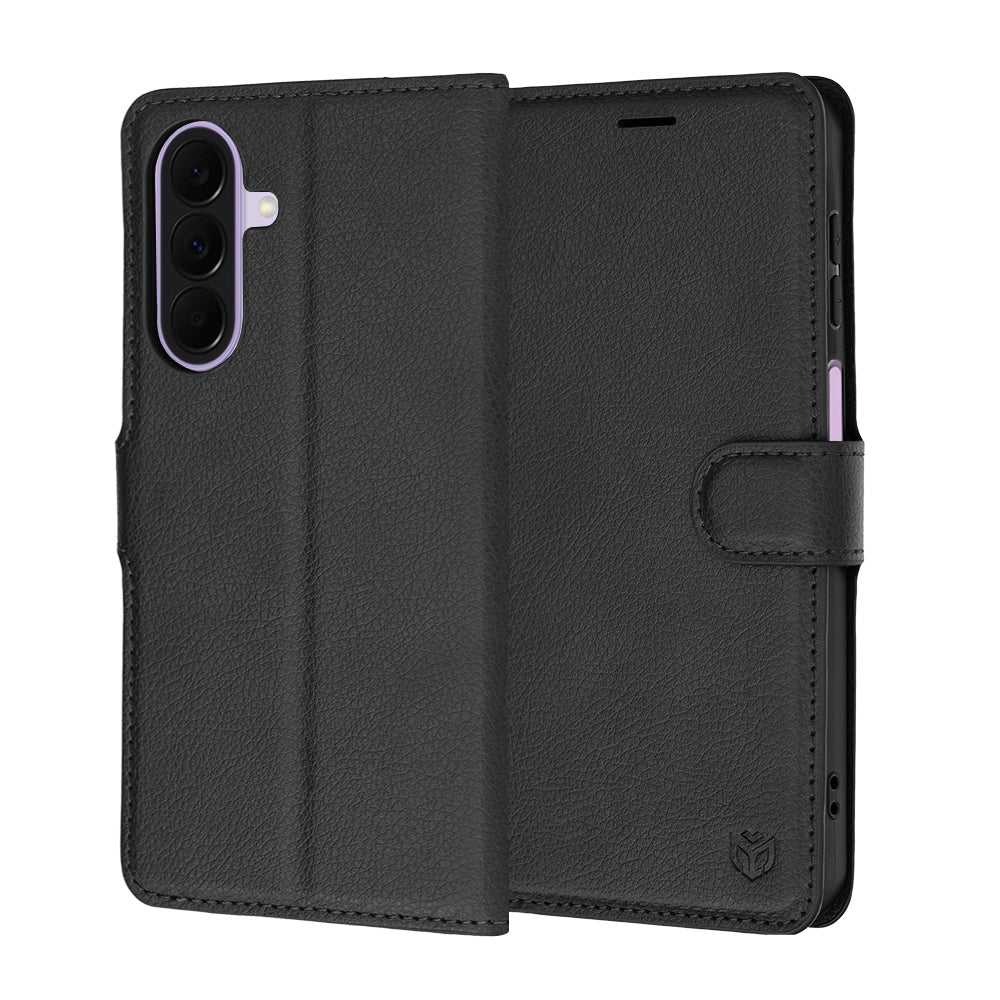 Pouzdro pro Samsung Galaxy A27 5G, Techsuit, kožené folio, černé