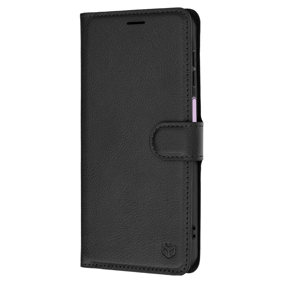 Pouzdro pro Samsung Galaxy A27 5G, Techsuit, kožené folio, černé