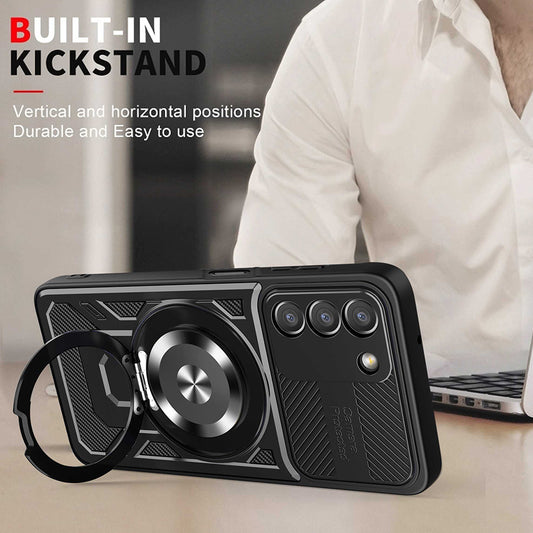 Pouzdro pro Samsung Galaxy A27 5G, Techsuit, RuggedCam, fialové