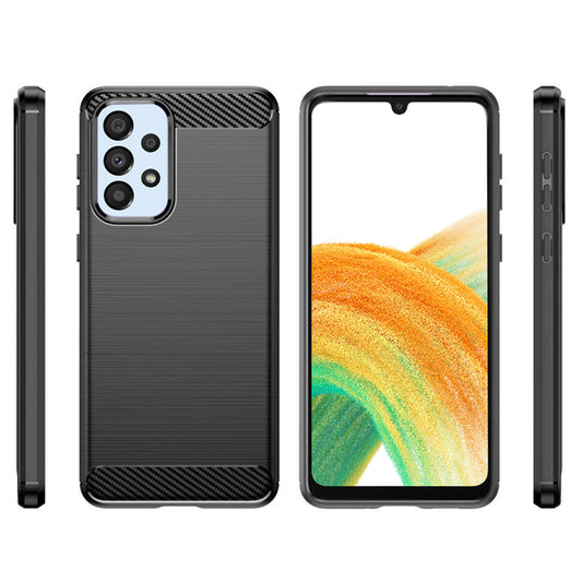 Pouzdro pro Samsung Galaxy A33 5G A336, Techsuit, Carbon, Černé