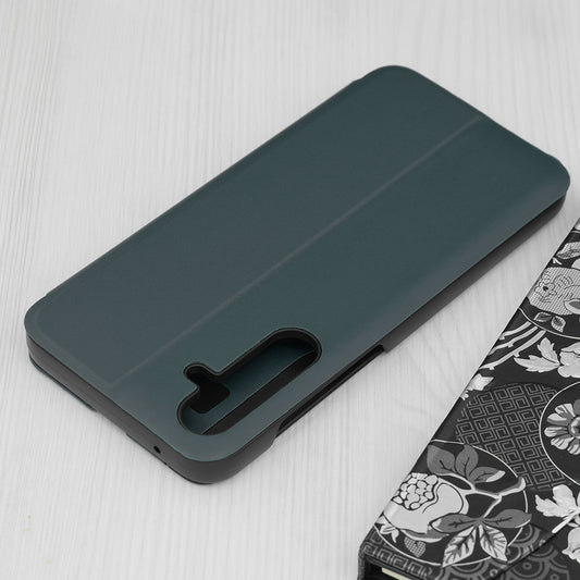 Pouzdro pro Samsung Galaxy A35 5G A356, Techsuit, eFold, Zelené