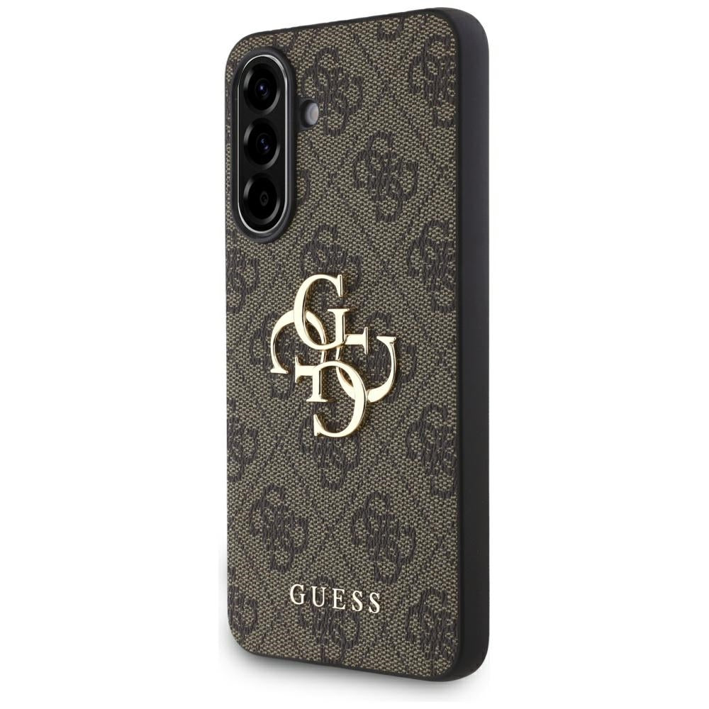 Case for Samsung Galaxy A36 A366, Guess, 4G Big Logo, Brown