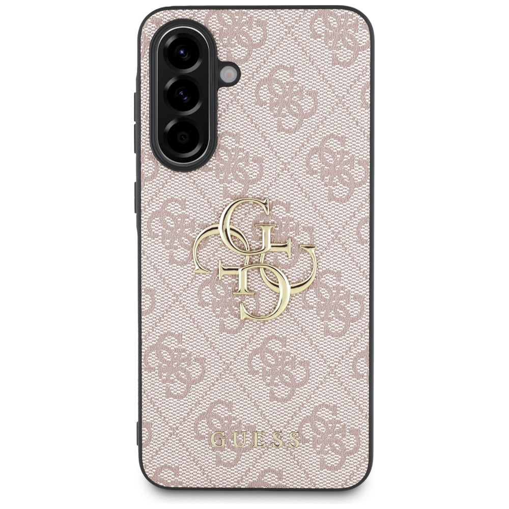 Pouzdro pro Samsung Galaxy A36 A366, Guess, 4G Big Logo, Růžové