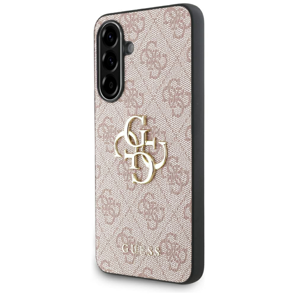 Pouzdro pro Samsung Galaxy A36 A366, Guess, 4G Big Logo, Růžové