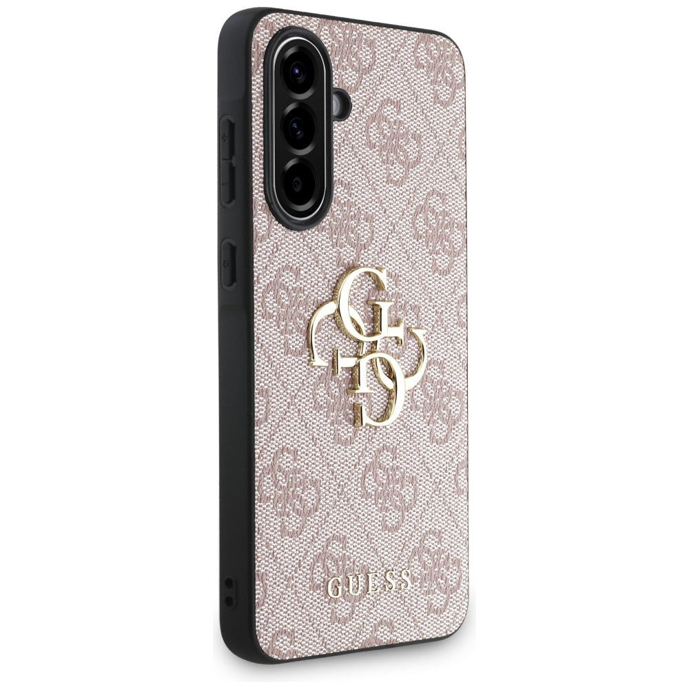 Pouzdro pro Samsung Galaxy A36 A366, Guess, 4G Big Logo, Růžové